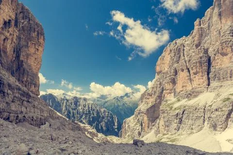Spectacular mountain view. Stock Photos