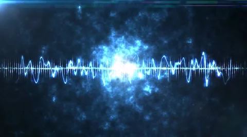Spectacular sound waves with different ranges Stock Footage 65416283