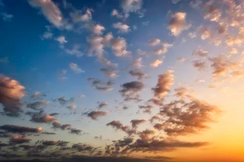 Spectacular sunrise Foto stock