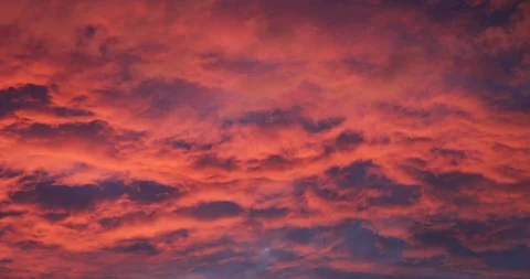 Spectacular Sunset Clouds Medium Shot 스톡 동영상 122774978