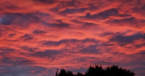 Spectacular Sunset Clouds, Panning Wide Shot version 1 스톡 동영상 122774557