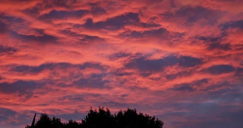 Spectacular Sunset Clouds Panning Wide Shot 스톡 동영상 122776028