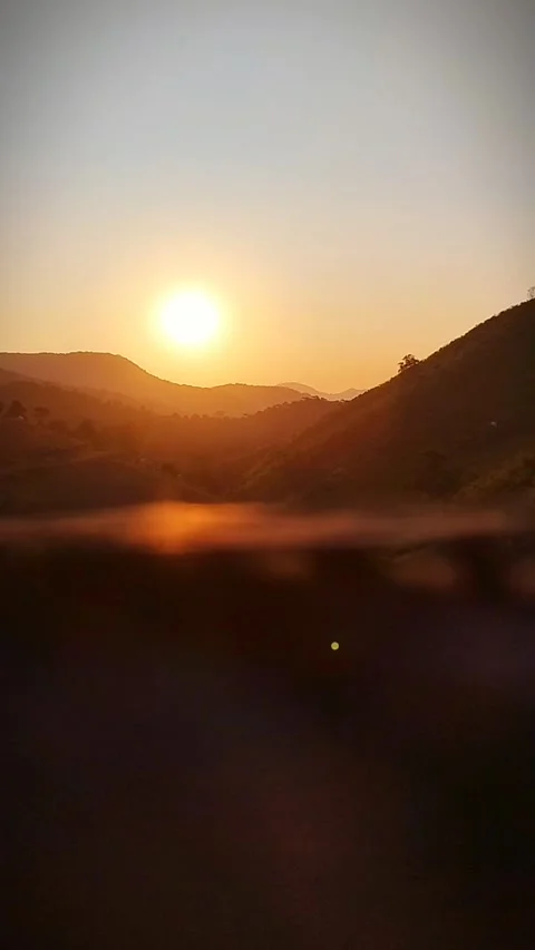 Spectacular sunset on the horizon. Stock Footage 327246913