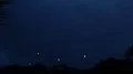 spectacular super slomo lighting over the city a HD 동영상