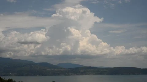 Spectacular time lapse of a developing storm cloud Stock Footage 340759798