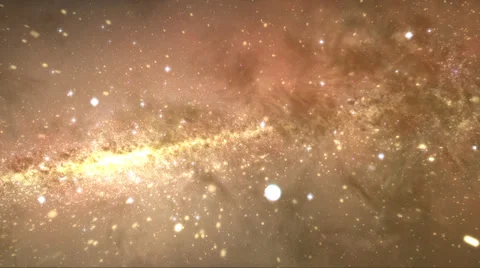 Spectacular view of a glowing galaxy Stock Footage 33054841
