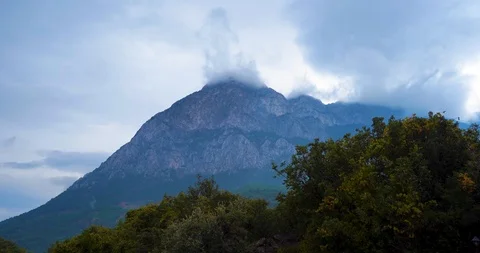 Spectacular View of Mountain Timelapse Stock Footage 117528192