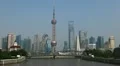 Spectacular View of Shanghai Skyline Pudong District Landmarks Skyscrapers China HD Footage