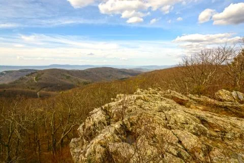 Spectacular Viewpoint in the Eastern Mountains Stock Photos