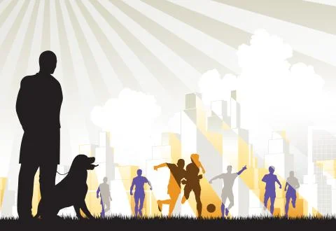 Spectator Stock-Illustration