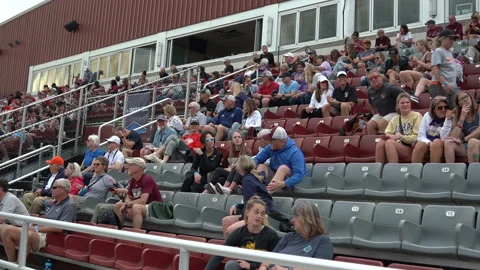 Spectators on bleachers Stock Footage 202092760
