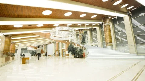 Spectators in hall before premiere Video stock 72143537