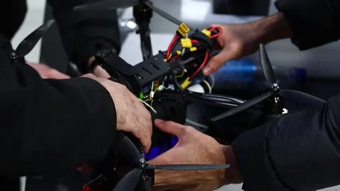 Spectra Challenge ends with anti-drone tech showcase in Germany, Erding, DE - 04 Stock Footage 322611098