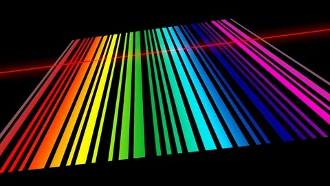 Spectral analysis, scanning spectrum lines Stock Footage 107057733