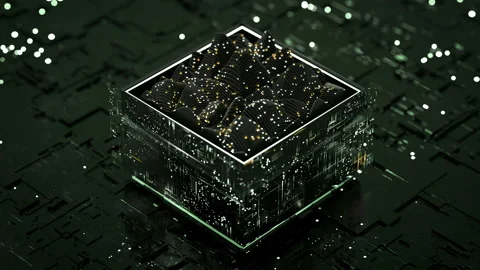 Spectral data analysis seamless loop 3D render animation Stock Footage 166439112