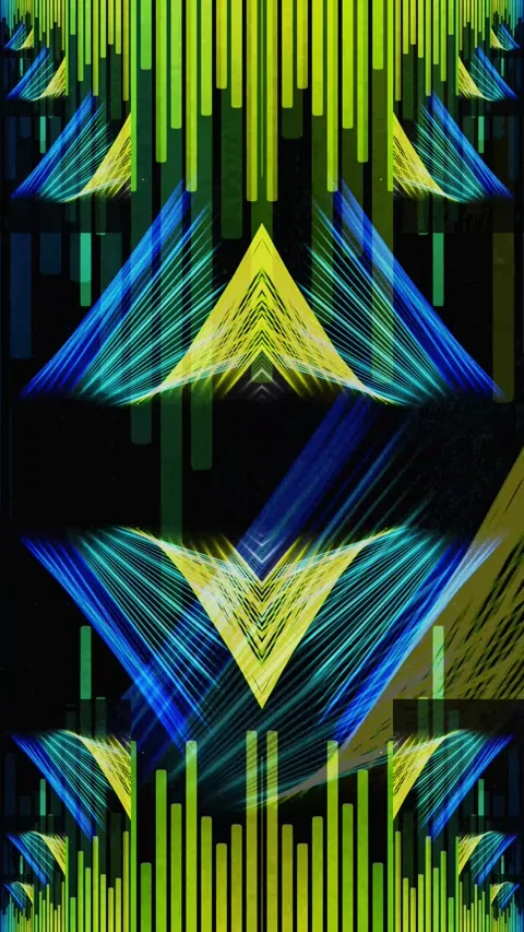 Spectral Sound Wave Signal Modulation Background Stock Footage 340747106
