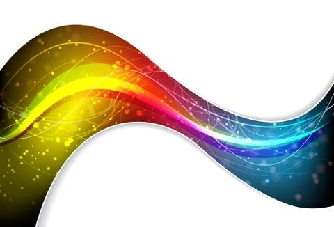 Spectral wave Stock Illustration