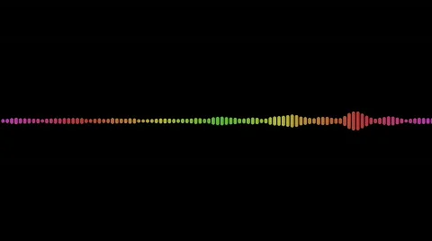 Spectral Waveform 库存影片 146728