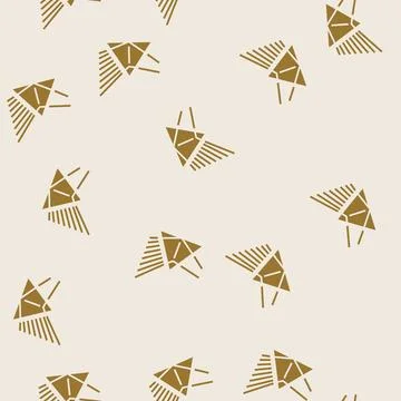 Spectroscopy materials engineering glyph seamless pattern Stockillustratie