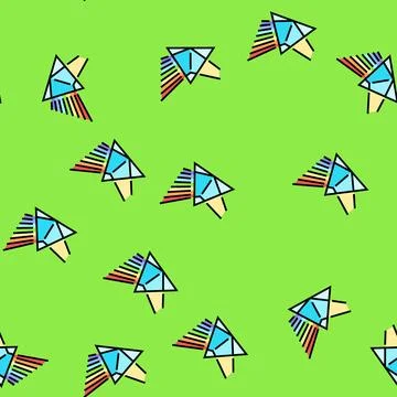 Spectroscopy materials engineering vector seamless pattern 스톡 일러스트