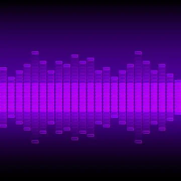 Spectrum analyzer Illustrazione stock