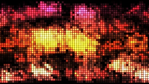 Spectrum Color Glow Square Flickering Blur Motion Background Stock Footage 101241690