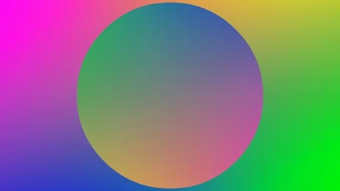Spectrum Color Gradient Circle Moving Trendy Sphere Loop Background Stock Footage 129409157