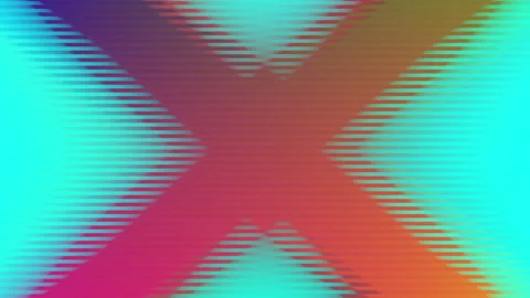 Spectrum Color Gradient Cross Flickering Loop Abstract Background Stock Footage 130272817