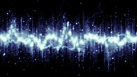 Spectrum electro animation abstract background Stock Footage 89515221