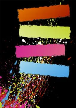 Spectrum frames Stock Illustration