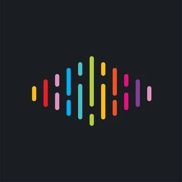 Spectrum icon vector element design template Stock Illustration
