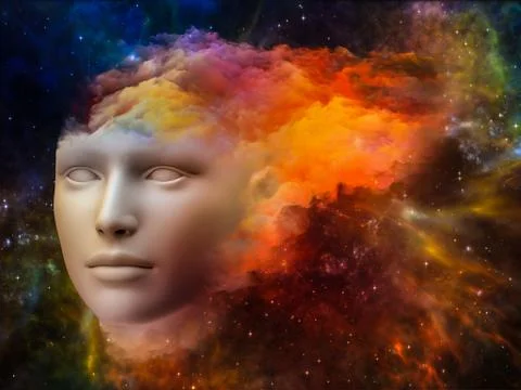 Spectrum of the Mind 库存插图