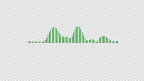 Spectrum Moving bars Audio Equalizer Sound Waves Meter loop Animation with .. Stock Footage 242382888