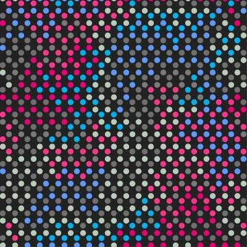 Spectrum points seamless pattern Illustrazione stock