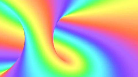 Spectrum psychedelic optical illusion. Abstract rainbow hypnotic background. Stock Footage 115537101