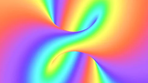 Spectrum psychedelic optical illusion. Abstract rainbow hypnotic background. Stock Footage 115537154