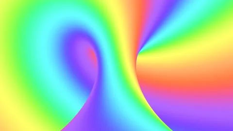 Spectrum psychedelic optical illusion. Abstract rainbow hypnotic background. Stock Footage 115537172