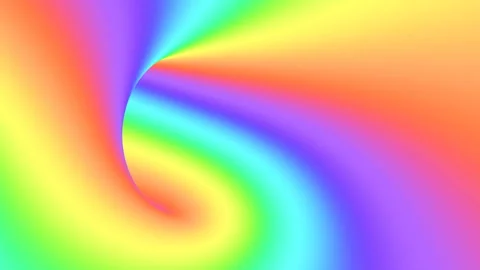 Spectrum psychedelic optical illusion. Abstract rainbow hypnotic background. Stock Footage 115537226