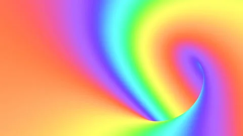 Spectrum psychedelic optical illusion. Abstract rainbow hypnotic background. Stock Footage 115537247