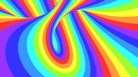 Spectrum psychedelic optical illusion. A... | Stock Video | Pond5