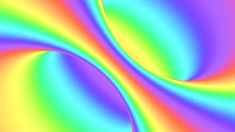 Spectrum psychedelic optical illusion. Abstract rainbow hypnotic background. Stock Footage 122767247