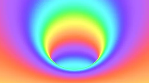 Spectrum psychedelic optical illusion. Abstract rainbow hypnotic background. Video stock 123313271