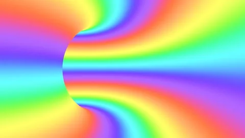Spectrum psychedelic optical illusion. Abstract rainbow hypnotic background. Stock Footage 126293123