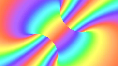 Spectrum psychedelic optical illusion. Abstract rainbow hypnotic background. Stock Footage 127387700