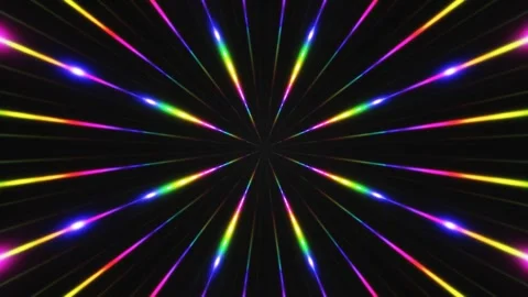 Spectrum psychedelic optical illusion. Abstract rainbow hypnotic background. Stock Footage 300657528