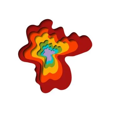 Spectrum rainbow background. Illustrazione stock