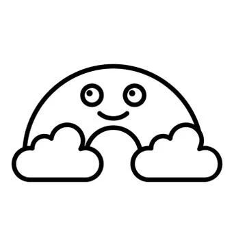 Spectrum of Rainbow Illustrazione stock