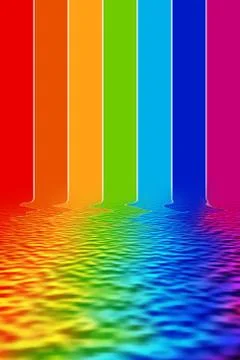Spectrum reflection Stock Illustration