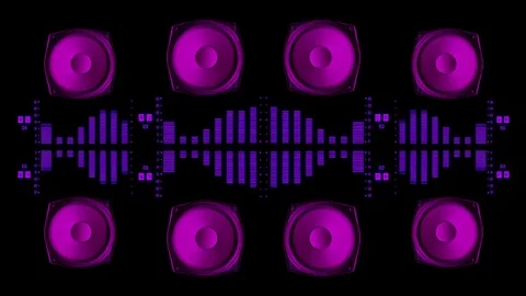 Spectrum speaker set Stock-Footage 82252171