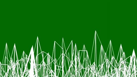 Spectrum waves with green background Video stock 236849393